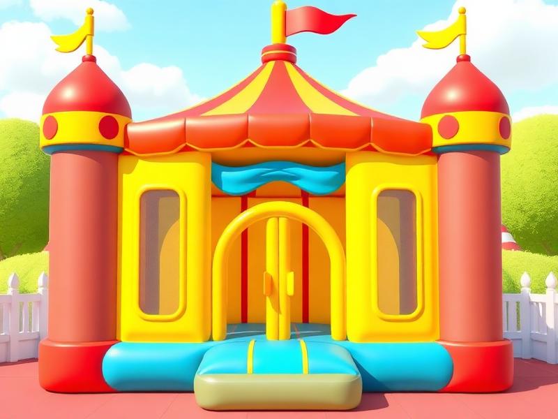Castelo inflável colorido da PlayKids Aracaju